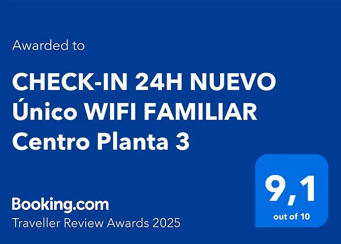 Check-In 24H Nuevo Unico Wifi Familiar Centro Planta 3